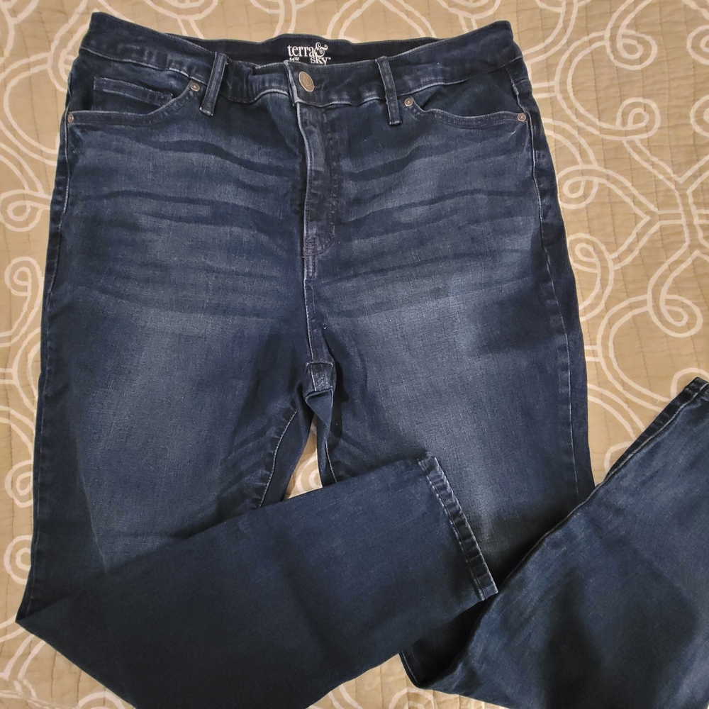 Terra & Sky Dark Blue Skinny Jeans